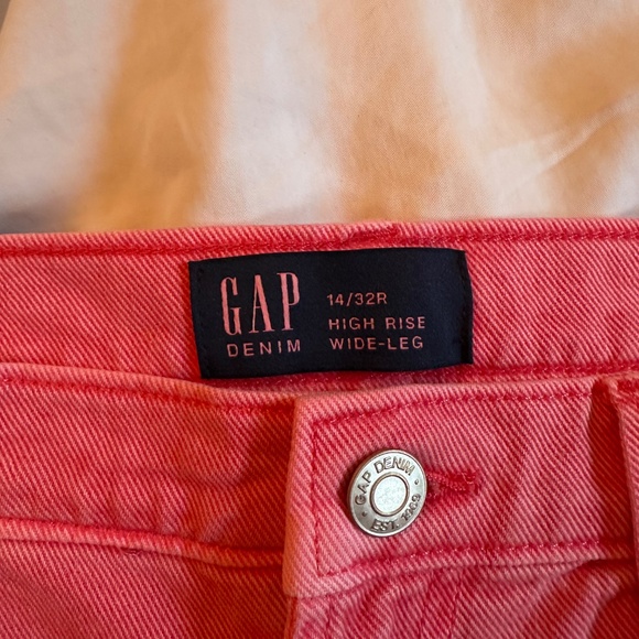 GAP Pink Flare & Wide Leg Jeans - Picture 3 of 7